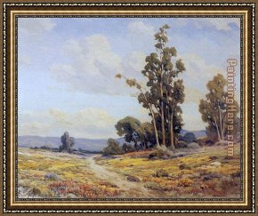 Angel Framed Paintings - California In Bloom by Angel Espoy