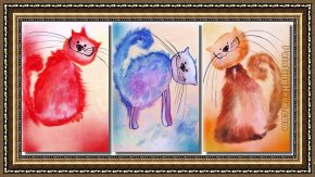 Fate Animals Framed Paintings - 7124 by Animal