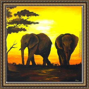 Fate Animals Framed Paintings - 8100 by Animal