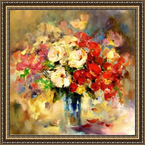 A Moment of Comfort Framed Paintings - Bright Moments 3 by Anna Razumovskaya
