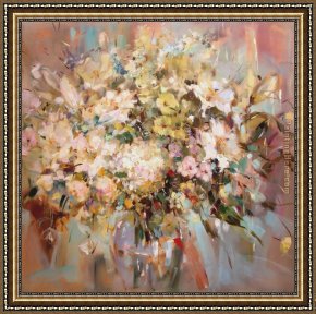 A Moment of Comfort Framed Paintings - Hold this Moment 1 by Anna Razumovskaya