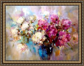 A Moment of Comfort Framed Paintings - Hold this Moment 4 by Anna Razumovskaya