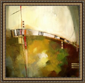 Music Framed Paintings - Sounds of Music 2 by Anna Razumovskaya