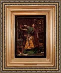 Frederick Morgan Framed Paintings - Morgan le Fay by Anthony Frederick Sandys