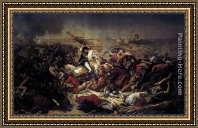 Jean-jules-antoine Lecomte Du Nouy Framed Paintings - The Battle of Abukir by Antoine Jean Gros