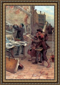 The Young Critics Framed Paintings - The Young Critics by Antonio Paoletti