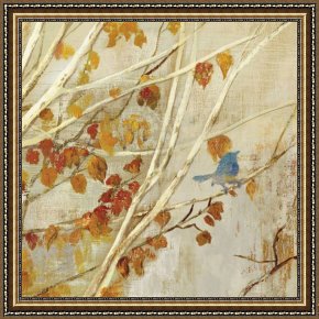 Cowboy Singing Framed Paintings - Singing I by Asia Jensen