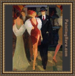 Out on The Town Framed Paintings - Out on the Town by Avtandil