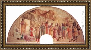 Triptych of The Adoration of The Magi Framed Paintings - Adoration of the Magi by Benozzo di Lese di Sandro Gozzoli