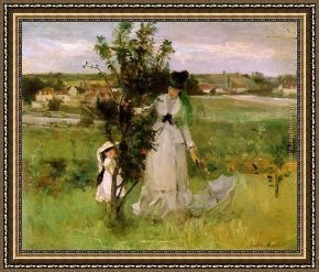 Seek Framed Paintings - Hide-and-Seek by Berthe Morisot