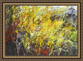 Burgers Framed Paintings - A Half Sought Memory by Bobbie Burgers