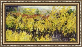 Burgers Framed Paintings - A Memory Emerges by Bobbie Burgers