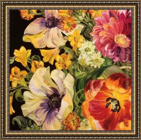 Burgers Framed Paintings - Expectation by Bobbie Burgers