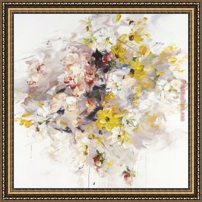 Flight Framed Paintings - Flight by Bobbie Burgers