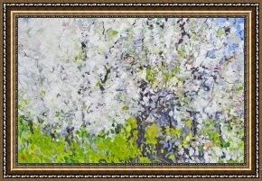 Burgers Framed Paintings - Leaving by Bobbie Burgers