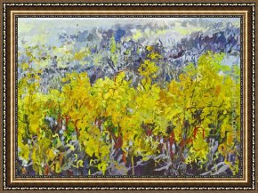 A Rough Journey Home Framed Paintings - Staying Close to Home by Bobbie Burgers