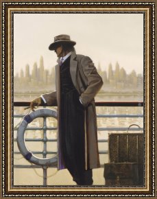 Twilight Romance by Brent Lynch Framed Paintings - Pier 56 by Brent Lynch