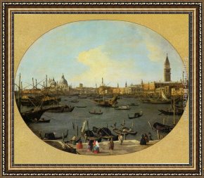Canaletto Framed Paintings - Venice Viewed from the San Giorgio Maggiore by Canaletto