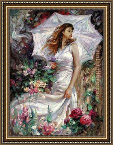 Summer Framed Paintings - SUMMER BREEZE by Cao Yong