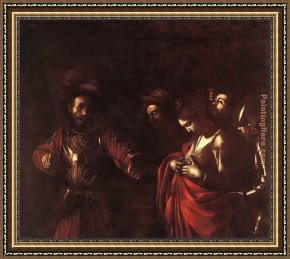 The Martyrdom of St. Matthew Framed Paintings - The Martyrdom of St. Ursula by Caravaggio
