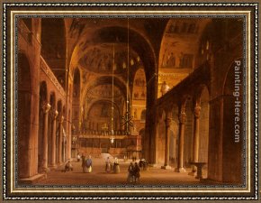Carlo Brancaccio Framed Paintings - Piazza San Marco by Carlo Grubacs
