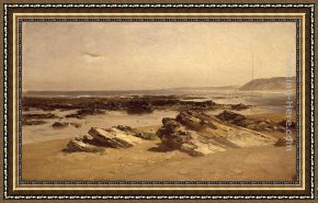 Carlo Brancaccio Framed Paintings - Bajamar (Guetary) by Carlos de Haes