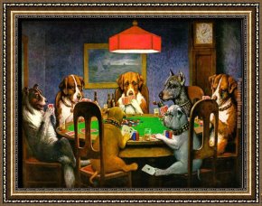 Friends Framed Paintings - A Friend in Need by Cassius Marcellus Coolidge