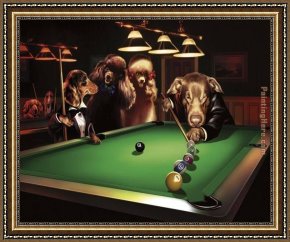 The Puppet Show Framed Paintings - The Show Off by Cassius Marcellus Coolidge