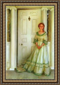 Tug of War Framed Paintings - Before the War by Charles Courtney Curran