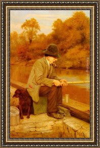 Patience Framed Paintings - Patience by Charles Spencelayh