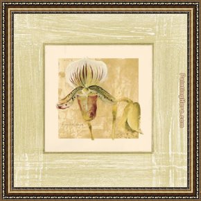 Floral Framed Paintings - Exotic Floral II by Cheri Blum