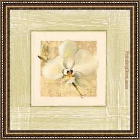 Floral Framed Paintings - Exotic Floral III by Cheri Blum
