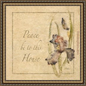 Floral Framed Paintings - Floral Sentiments II by Cheri Blum