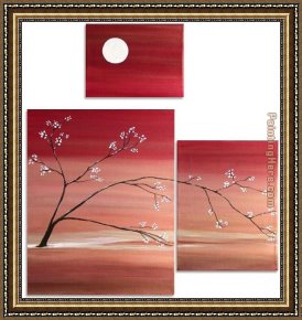 Those Blossoms You Gave So Freely 1 Framed Paintings - 211111 by Chinese Plum Blossom