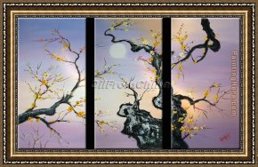 Those Blossoms You Gave So Freely 1 Framed Paintings - CPB0401 by Chinese Plum Blossom