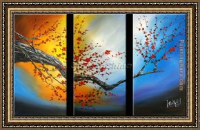 Those Blossoms You Gave So Freely 1 Framed Paintings - CPB0406 by Chinese Plum Blossom