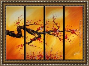 Those Blossoms You Gave So Freely 1 Framed Paintings - CPB0408 by Chinese Plum Blossom