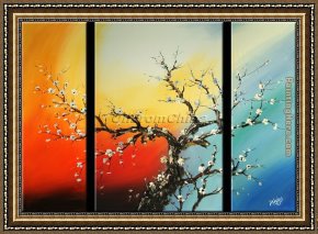 Those Blossoms You Gave So Freely 1 Framed Paintings - CPB0413 by Chinese Plum Blossom