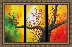 Those Blossoms You Gave So Freely 1 Framed Paintings - CPB0417 by Chinese Plum Blossom