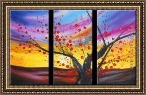 Those Blossoms You Gave So Freely 1 Framed Paintings - CPB0418 by Chinese Plum Blossom