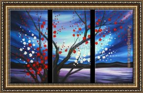 Those Blossoms You Gave So Freely 1 Framed Paintings - CPB0419 by Chinese Plum Blossom