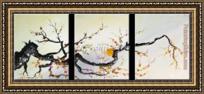 Those Blossoms You Gave So Freely 1 Framed Paintings - CPB0421 by Chinese Plum Blossom