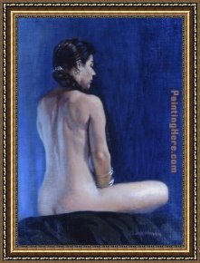 Hardy Framed Paintings - Meditation by David Hardy