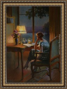 Jane Maxwell, Duchess of Gordon And Her Son The Marquis of Huntly Framed Paintings - A Son Bureau by Delphin Enjolras