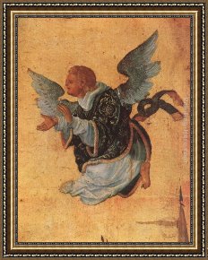 Christ of Saint John of The Cross Framed Paintings - Christ On The Cross (detail) by Denys van Alsloot