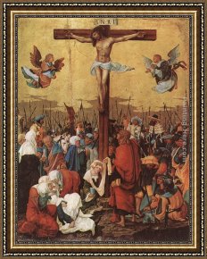 Cross in The Wilderness Framed Paintings - Christ On The Cross by Denys van Alsloot