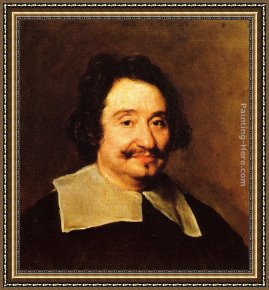 Diego Rodriguez De Silva Velazquez Framed Paintings - Miguel Angelo, Barber to the Pope () by Diego Rodriguez de Silva Velazquez