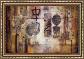 East Boothbay Harbor Framed Paintings - East Meets West II by Don Li-Leger