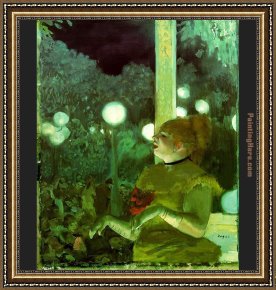 Song of The Dog Framed Paintings - Song of the Dog by Edgar Degas