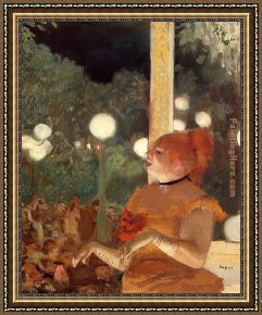 Song of The Dog Framed Paintings - The Song of the Dog by Edgar Degas